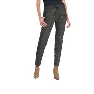 Alembika Iconic Stretch Jeans Floral Chocolate Size US 14-16 NWT $288